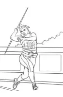 Olympische spelen kleurplaat 16